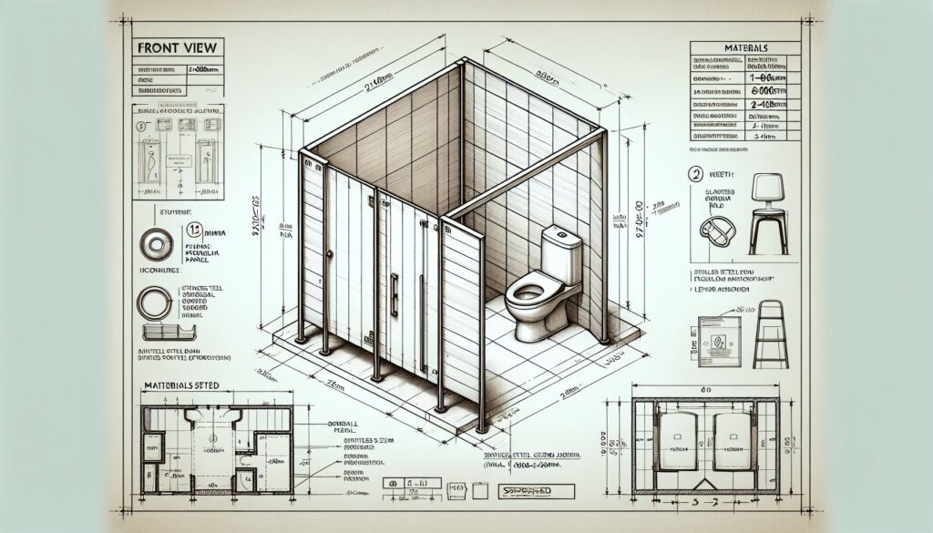 Cubicle Toilet Untuk Mall