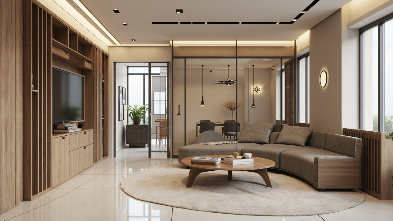 interior-kantor-kecil-layout-storage-dan-sirkulasi