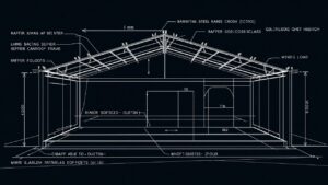 Kontraktor kanopi baja ringan structural specs galvalume AZ100